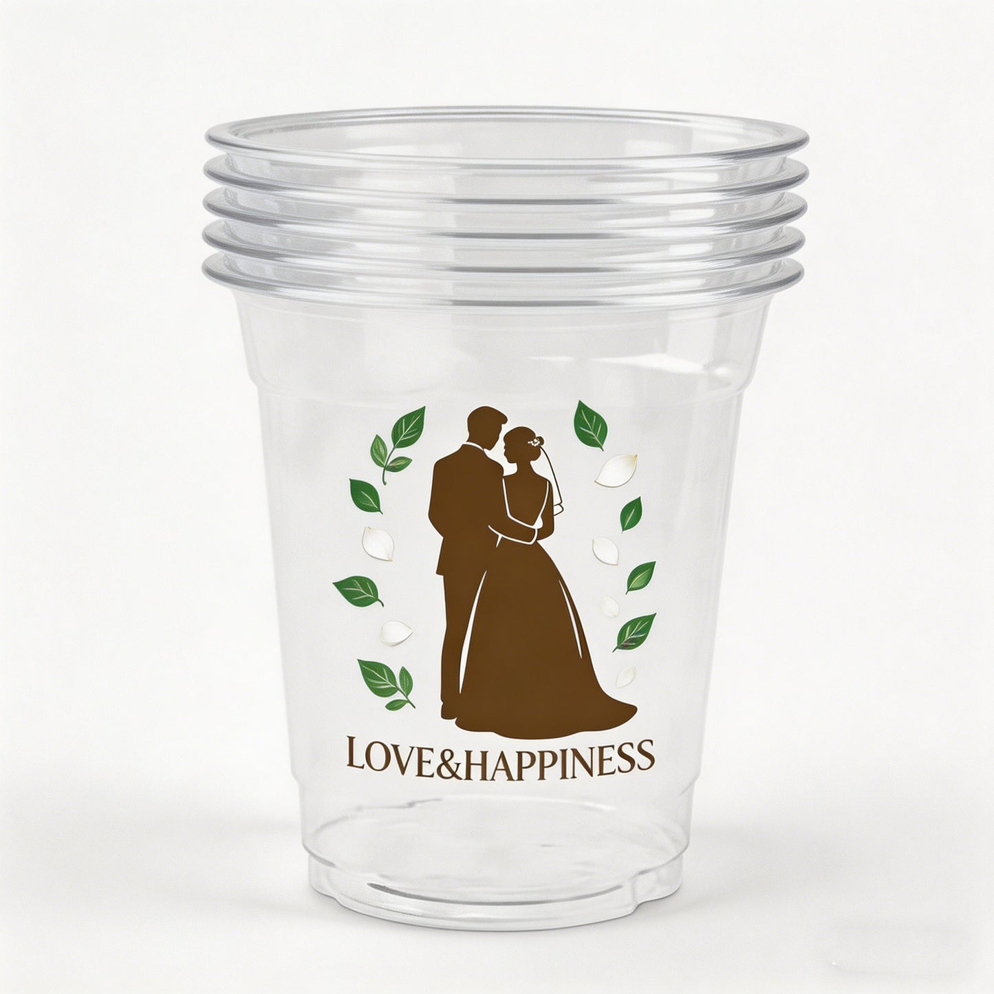 Wedding date water cup